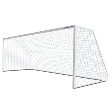 Soccer Goals - Classic Official Square Goal (8 ft.H x 24 ft.W x 4 ft.B x 10 ft.D) - NFHS, NCAA, FIFA Compliant